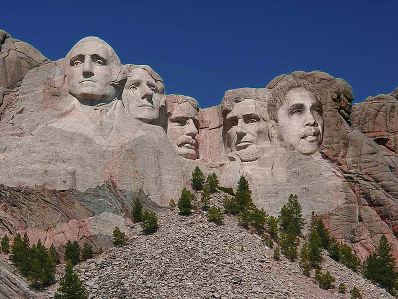 mount rushmore 5th face. image